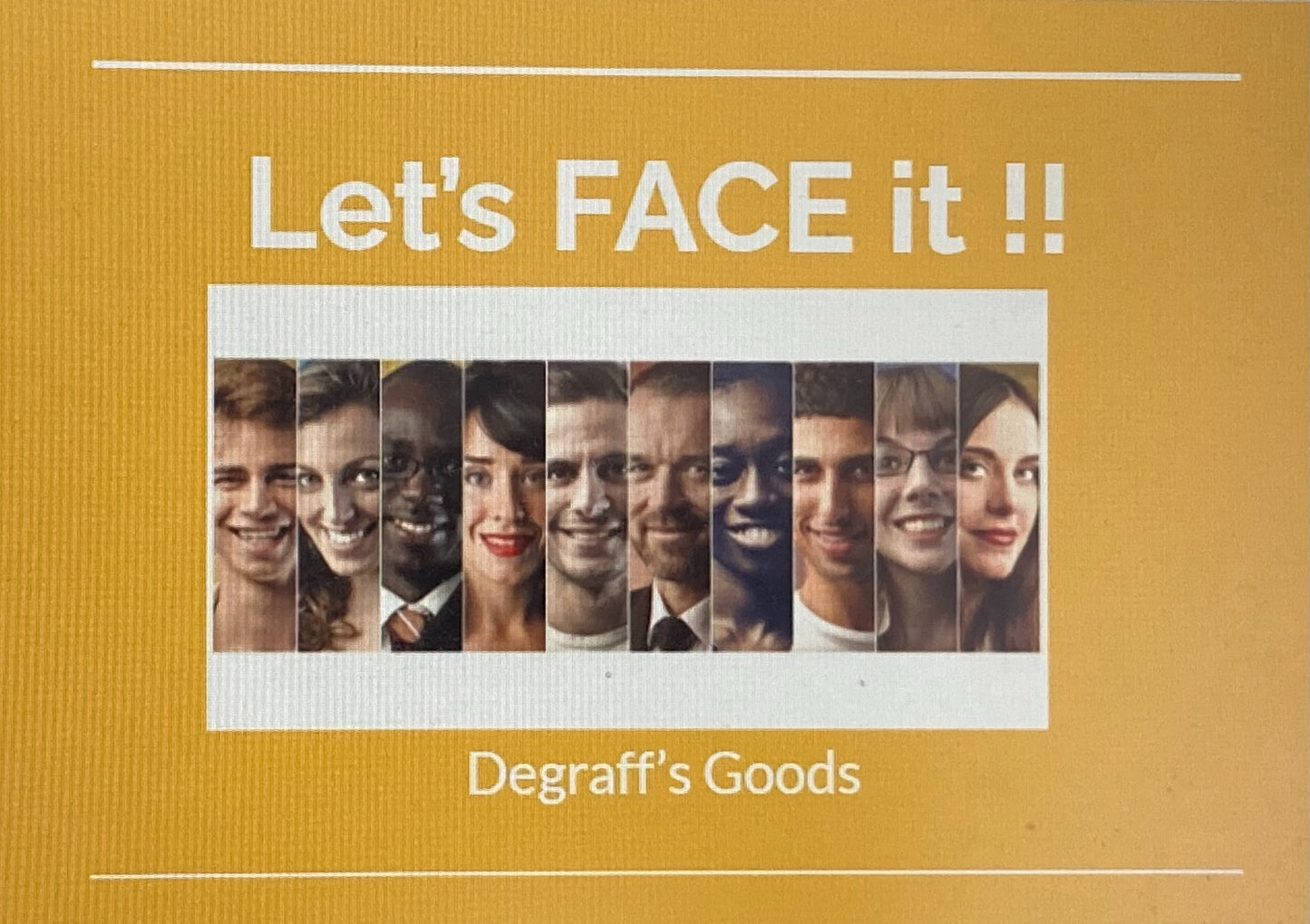 Workshop - Face Wash