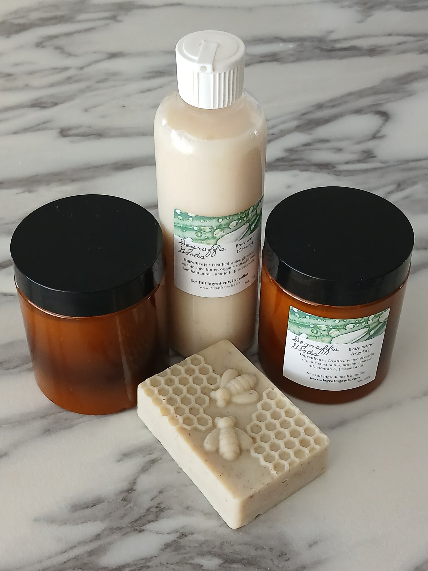 Combos - Body wash, Body Butter, Body Lotion and Shampoo Bar